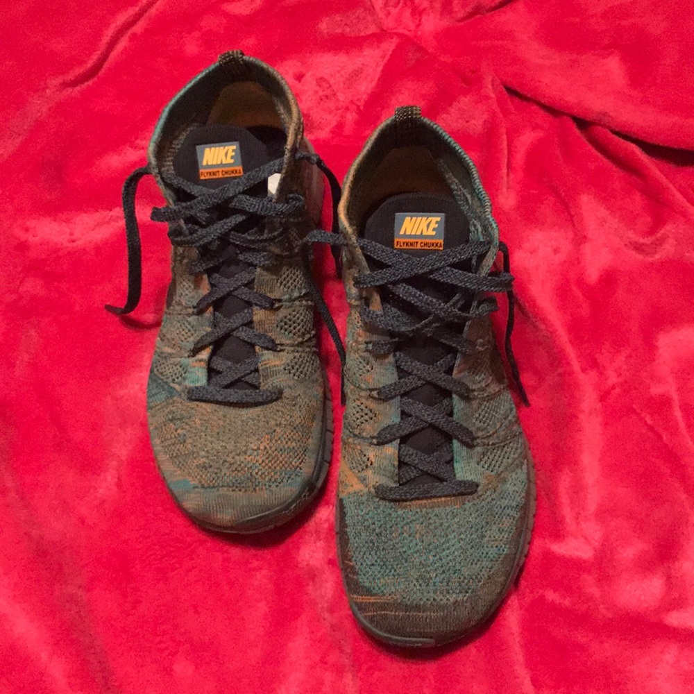 Nike Free Flyknit Chukka Mineral Teal Size 12